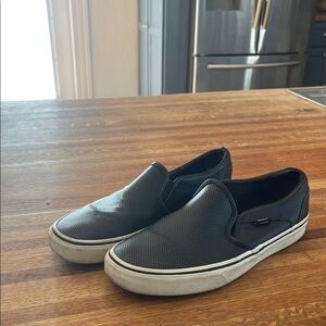 Vans Black Slip-On Sneakers women’s size 9
